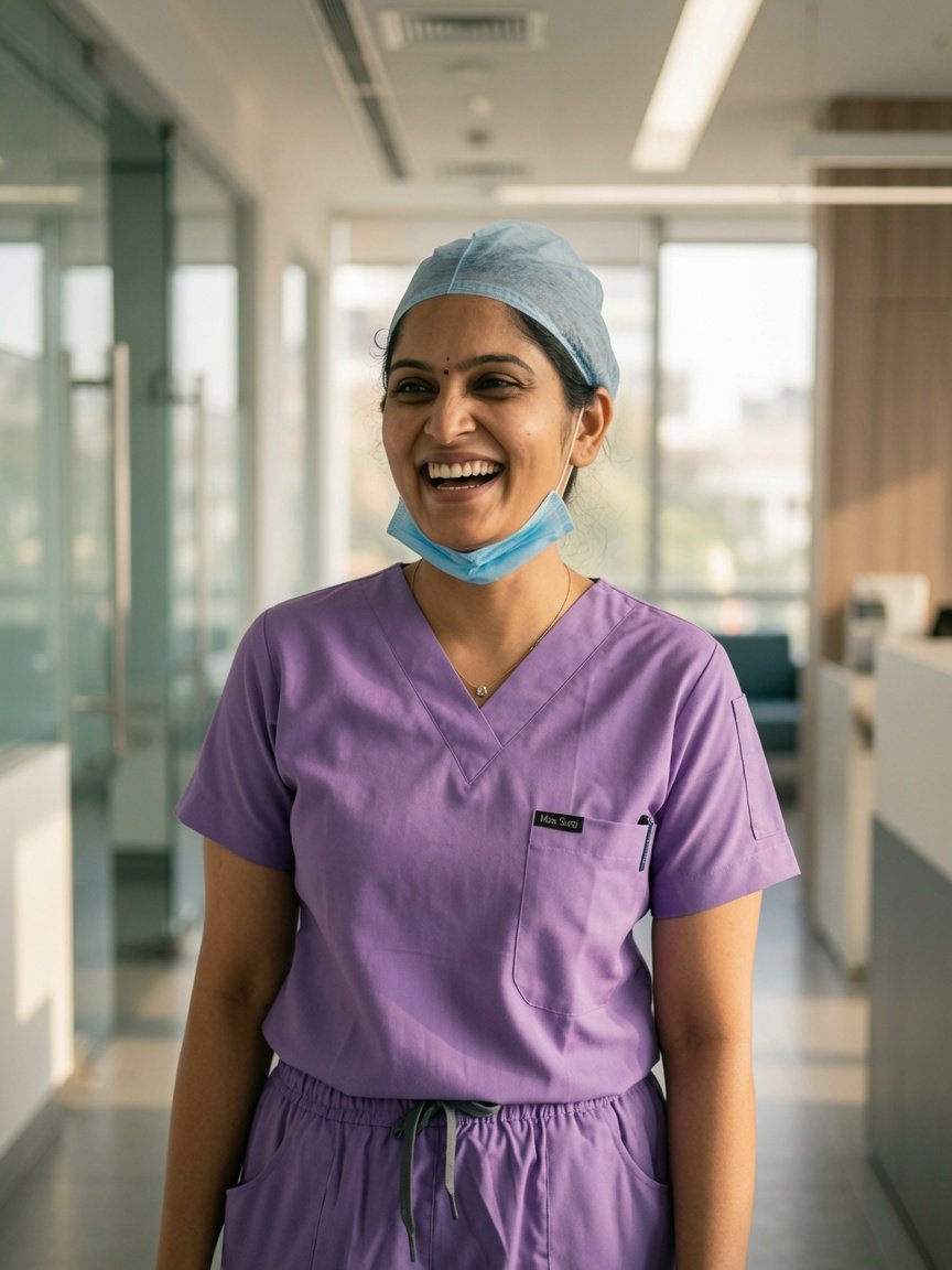 Dr. Sindhura Madugula at the clinic